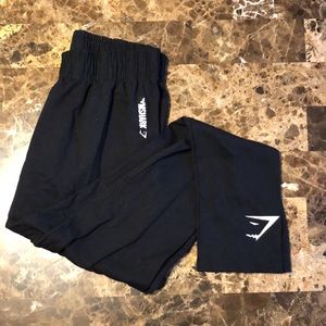 Gymshark black training pants size L